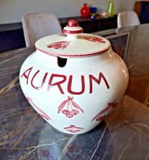 Splendido Raro Vaso Pubblicitario AMARENA AURUM Pescara