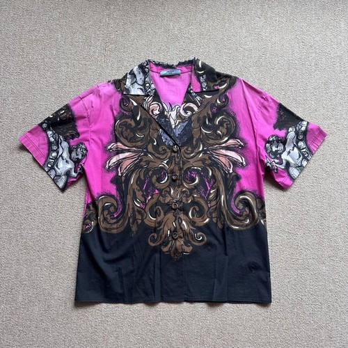 Camicia prada barocca collo - camicia,