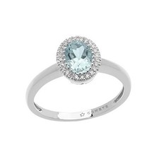 Anello Acquamarina Comete