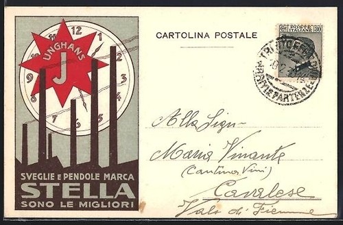 Cartolina pubblicità per - pubblicità,