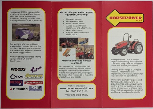 Brochure originale horsepower - originale,
