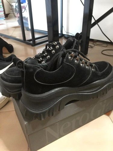 Scarpe nere platform tata - nere,