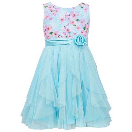 Abito jessica ann blu floreale - abito,