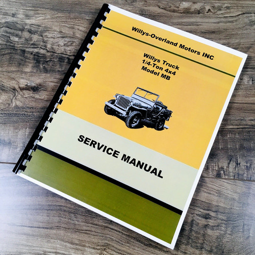 Manuale manutenzione jeep - manutenzione,