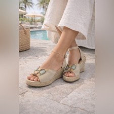 Sandali con zeppa espadrillas