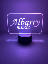 ALBARRY Ledlight Logo Lampada Hifi Amplificatore CD No Marantz Mcintosh Rotel