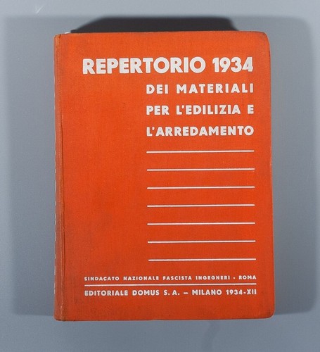 Repertorio 1934 materiali - de,