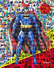 MARIA MURGIA  "Batman"   Fotomosaico digitale cm 40,5x51