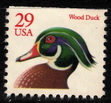 USA 1991 Wooden Duck (Red)