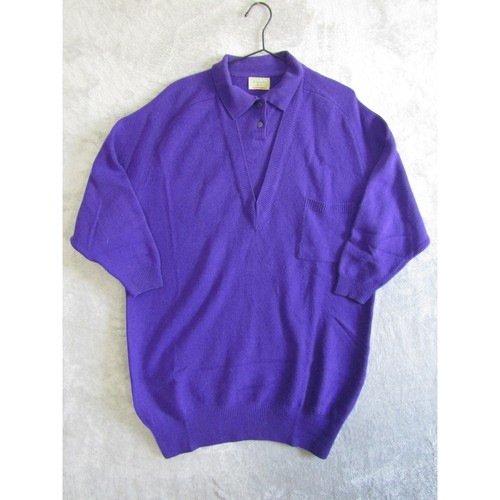Polo maglione benetton viola - polo,