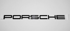 logo scritta PORSCHE nero