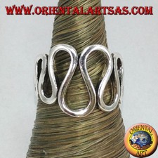 Anello fascia in argento 925