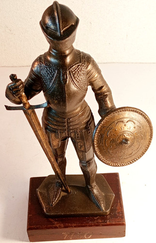 Antica statuina cavaliere - statuina,