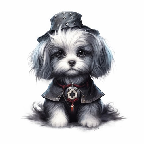 Adesivo auto maltese cani