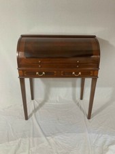 Scrittoio secretaire a cilindro con piano a scomparsa