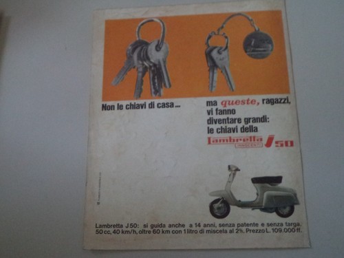 Advertising pubblicità 1966 - advertising,