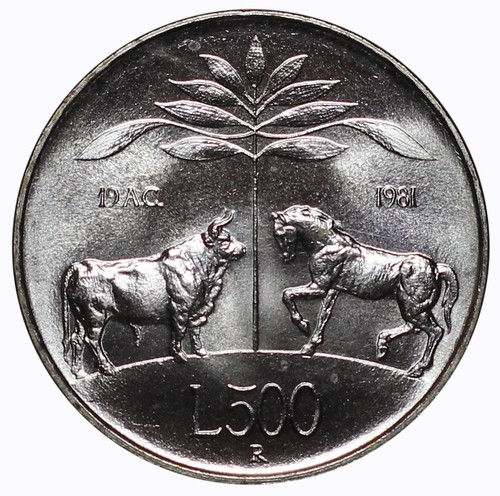 1981 repubblica italiana - l, 500