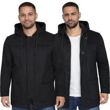 Cappotto uomo nero casual