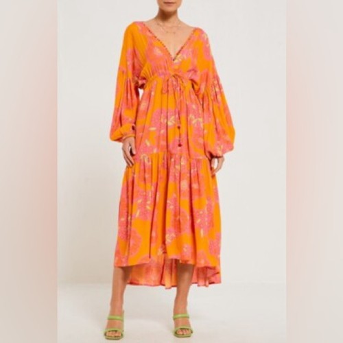 Abito midi bohemian - abito, traders