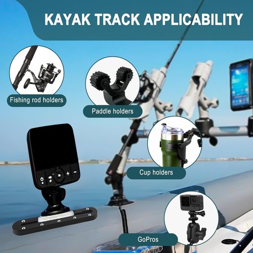 Supporto per binario kayak