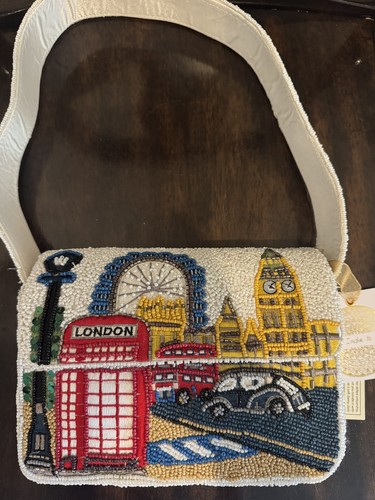 Borsa london con perline nuova - perline,