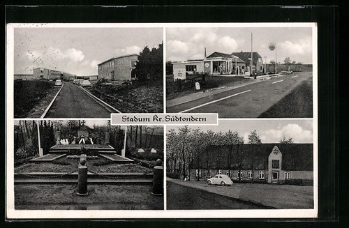 Cartolina stadum tonder - /kr.,