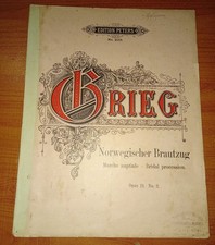 Grieg, Norwegischer Brautzug. Opus 19 N. 2 (Piano), Peters