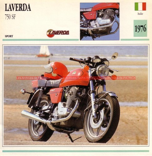 Laverda 750 1976 fiche - 750, :