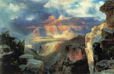 Dipinto olio montagna