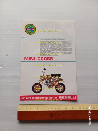 Benelli mini cross 1970 - benelli,