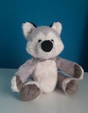 "TRUDI" peluche,Cane Siberian Husky,colore grigio chiaro e bianco, altezza 27 cm