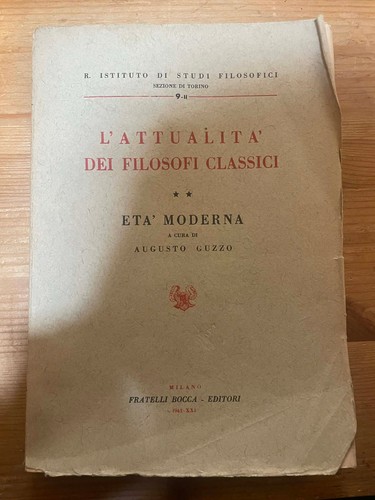 Attualita dei filosofi - l'attualita',