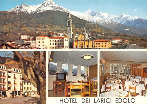 Cartolina edolo hotel dei - cartolina,