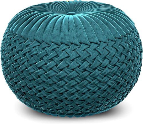 Pouf rotondo velluto color - velluto,