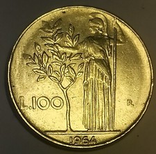 100 LIRE 1964 REPUBBLICA