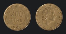 200 LIRE 1995 LAVORO - ITALIA