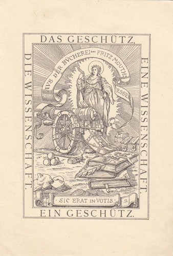 Exlibris bookplate klischee - bookplate,