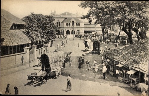 Cartolina colombo ceylon sri - colombo,