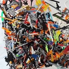 LEGO LOTTO MISTO 30 ARMI VARIE MISTE PER MINIFIGURE