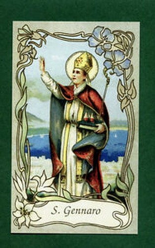 Adesivo santino san gennaro - ,