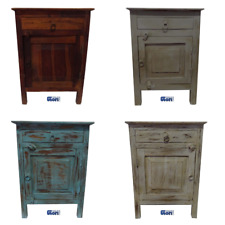 comodino comò cassettiera in legno vintage comodini camera da letto per bagno 