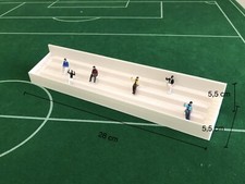 Tribuna intera per subbuteo x2, Personalizzabile, Stadio