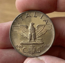 5 CENTESIMI 1940 IMPERO RARO