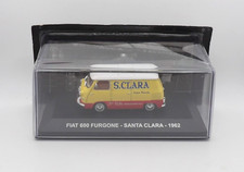 FIAT 600 FURGONE 'SANTA CLARA' 1962 GIALLO COME NUOVO IMBALLATO ANCORA SIGILLATO 1:43