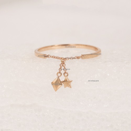 Anello pendente goccia lariat