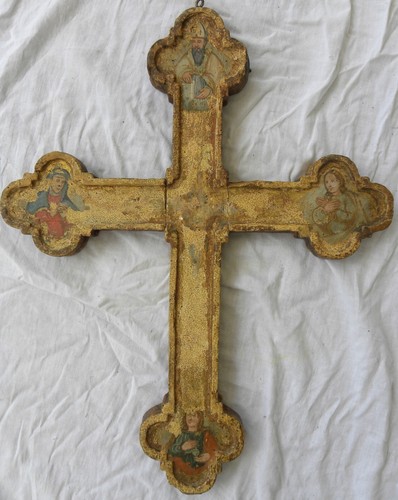 Croce del quattrocento con - croce,