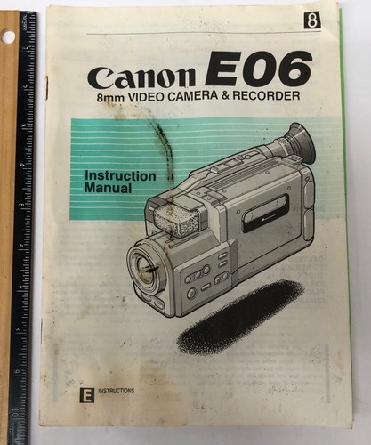 Canon e06 8mm videocamera - videocamera, e