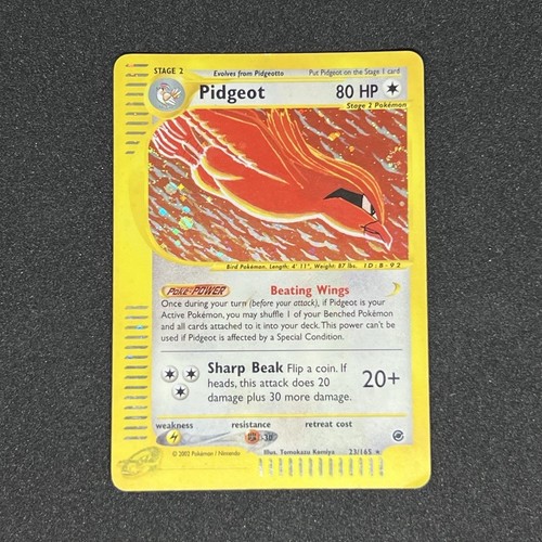 Pidgeot 165 holo eng stage - pidgeot,