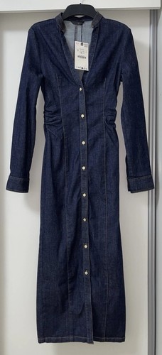 Abito camicia midi denim - , blu