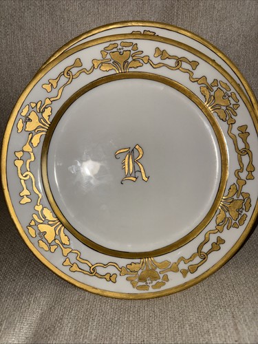 Antico set piatti porcellana - set, 4